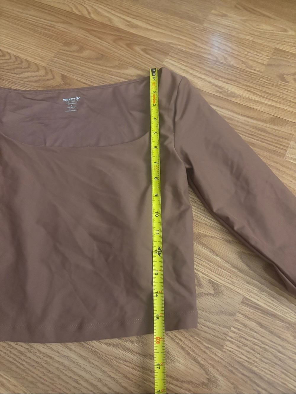 Old Navy Active Powersoft Long Sleeve Crop Top Size Small - Picture 3 of 5